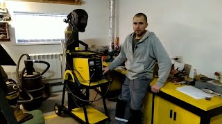 Тележка для сварочного полуавтомата с подъёмником/Welding cart with lift