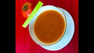Tomato Carrot Soup  l No Butter No Cream No All Purpose Flour l Healthy Low calorie