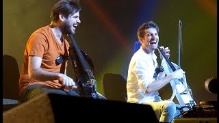 2CELLOS Funny Moments from Philadelphia 2016 (live)