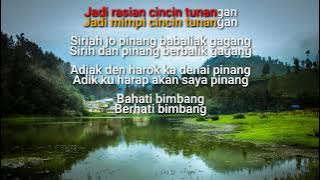 Gamang Bamimipi Kintani cover kalek (Lirik lagu dan terjemahan)