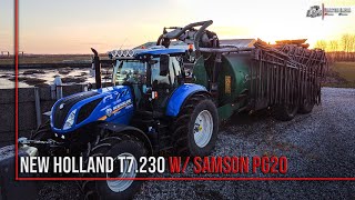 Slurry 2022 | New Holland T7.230 w/ Samson PG20