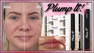 PLUMP IT! AT HOME NO NEEDLES DERMAL FILLER & LIP FILLERS Review * Botox Alternative?* Clare Walch