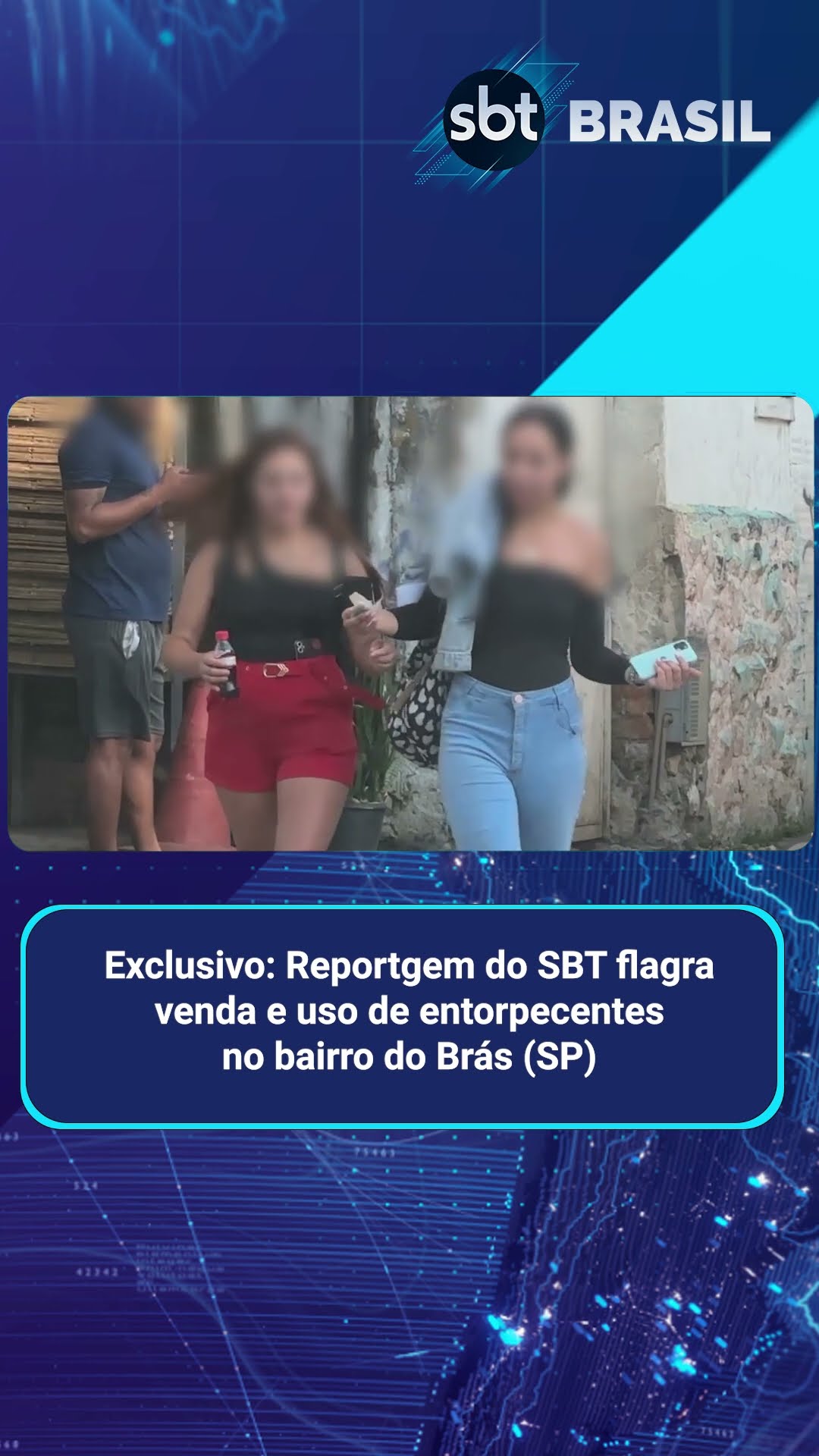 Centro de comércio do Brás (SP) vira ponto de venda e uso de drogas | SBT Brasil (27/01/25)