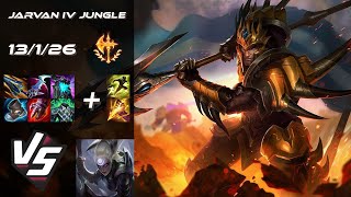 JUNGLE Jarvan IV vs Diana - EU Challenger Patch 26.8