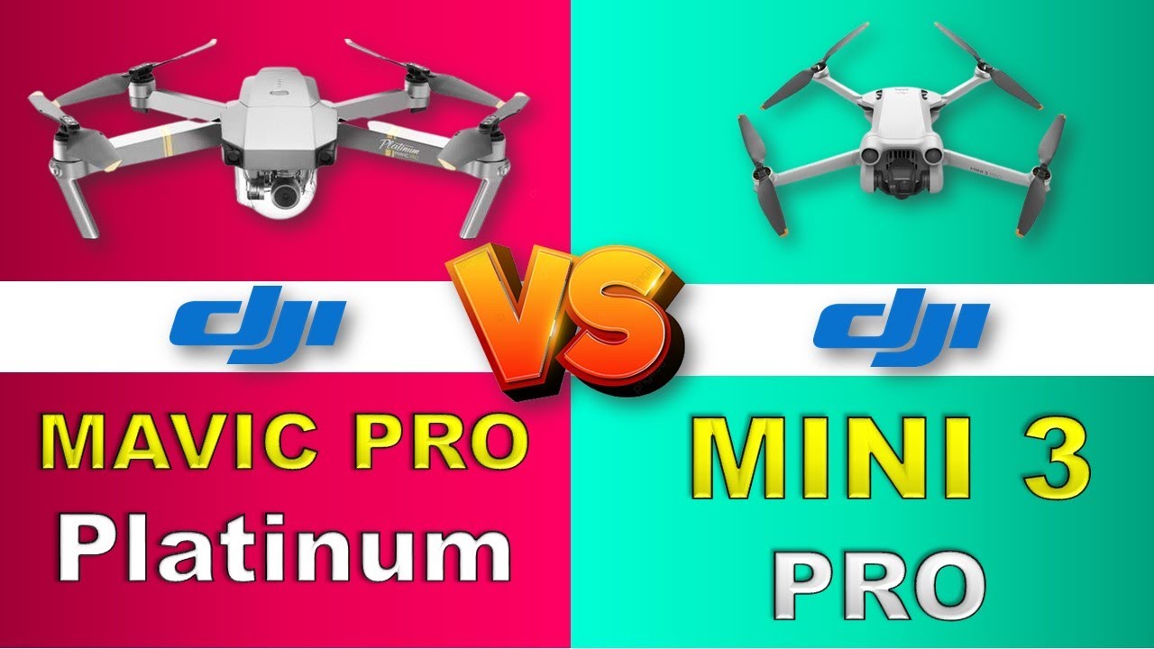 DJI MAVIC PRO PLATINUM VS DJI MINI 3 - YouTube