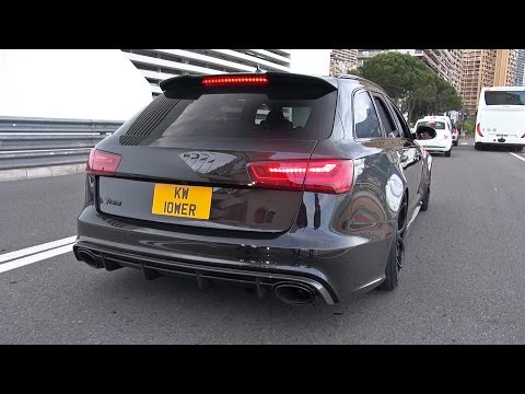 740HP Audi RS6 Avant C7 w/ Full Straight Milltek Exhaust! CRAZY REVS!