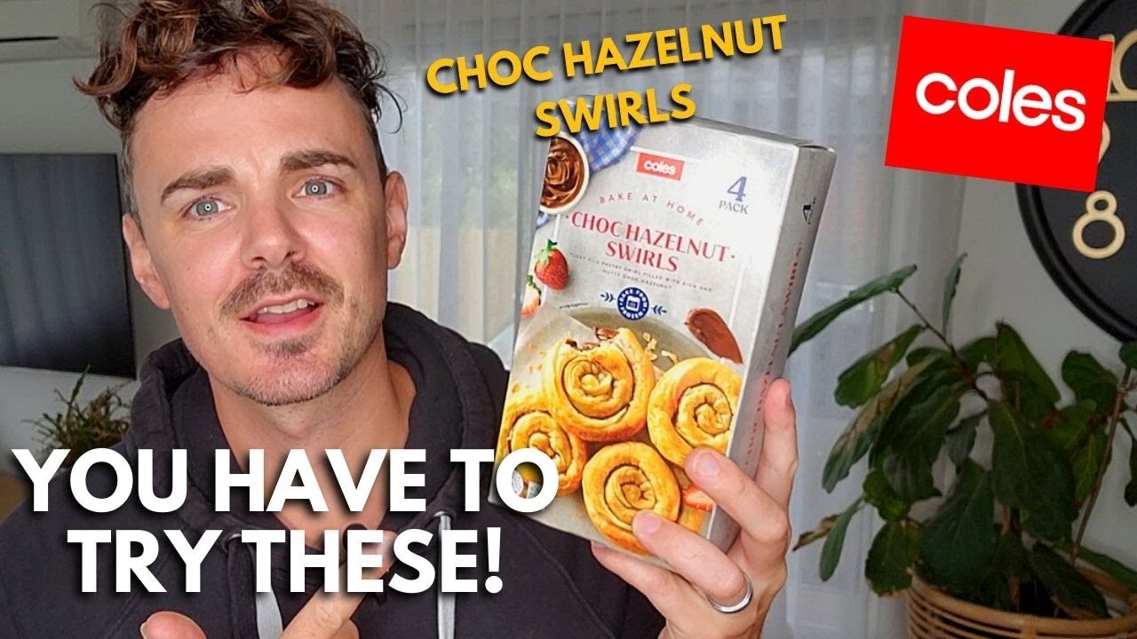 NEW Coles Choc Hazelnut Swirls   Vegan Friendly