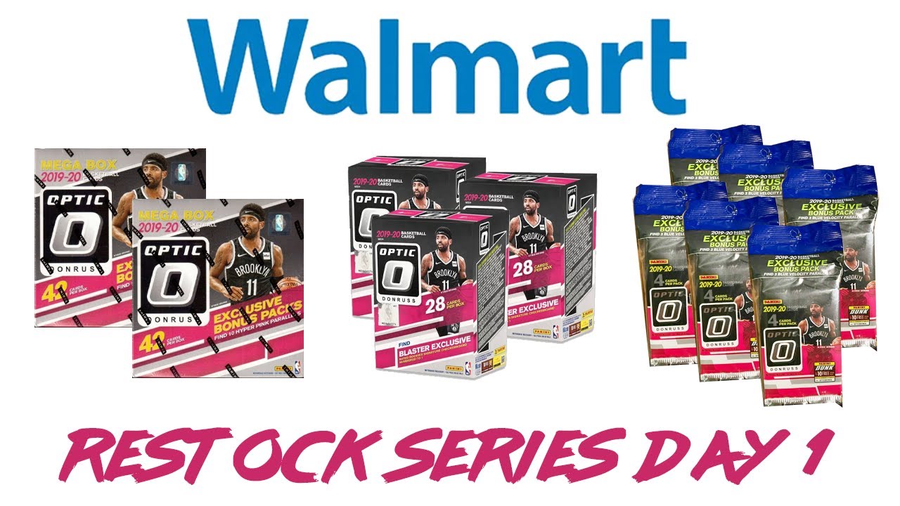 201920 Panini Optic NBA Walmart Restock War Day 1 (2 megabox, 3
