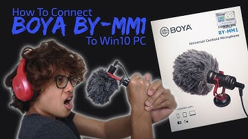 How To Setup BOYA BY-MM1 to Windows 10 PC