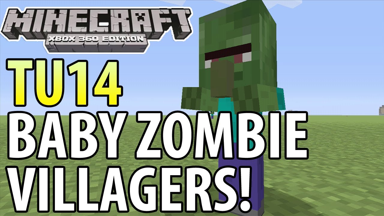 Minecraft (Xbox 360/PS3) TU14 UPDATE! BABY ZOMBIE VILLAGERS