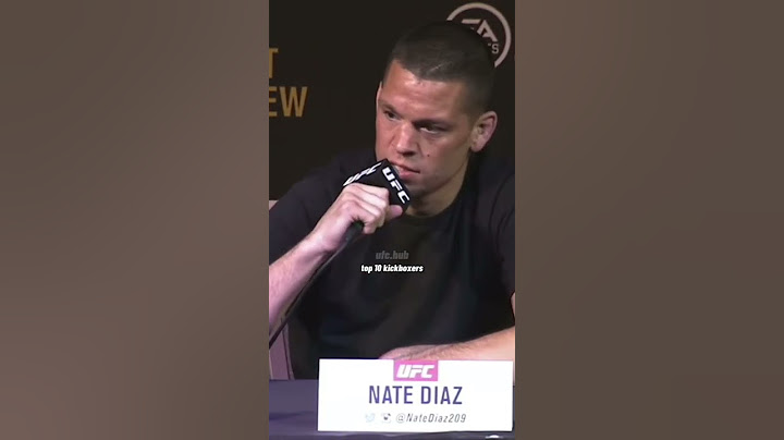 Nate Diaz Silences Conor McGregor!
