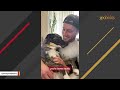Rescue dog is obsessed with dad