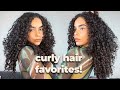 CURRENT CURLY HAIR FAVORITES! Curly Hair Routine ft The Innate Life, Cake Beauty, Flora & Curl
