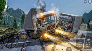 💥🚛 Massive Highway Truck Collision! 😱🔥 | Truckers of Europe 3 Android gameplay  screenshot 1