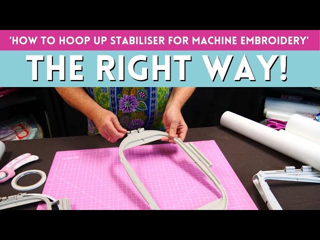 How to Choose the Right Embroidery Stabilizer : Machine Embroidery  Stabilizers Explained 