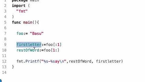 golang pig latin I string manipulation