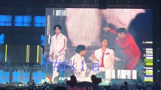 220416 Members hyping Jin up during DNA 🥰fancam 방탄소년단 BTS PTD on stage Las Vegas Day 4