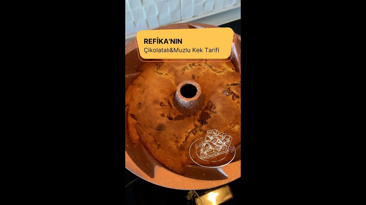 Refika’nın Çikolatalı&Muzlu Kek Tarifi ????????????‍???????????? İçindekiler yorumda ????????