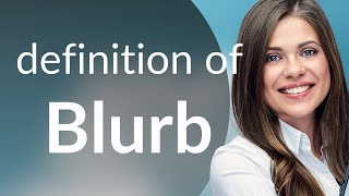 Blurb — BLURB definition