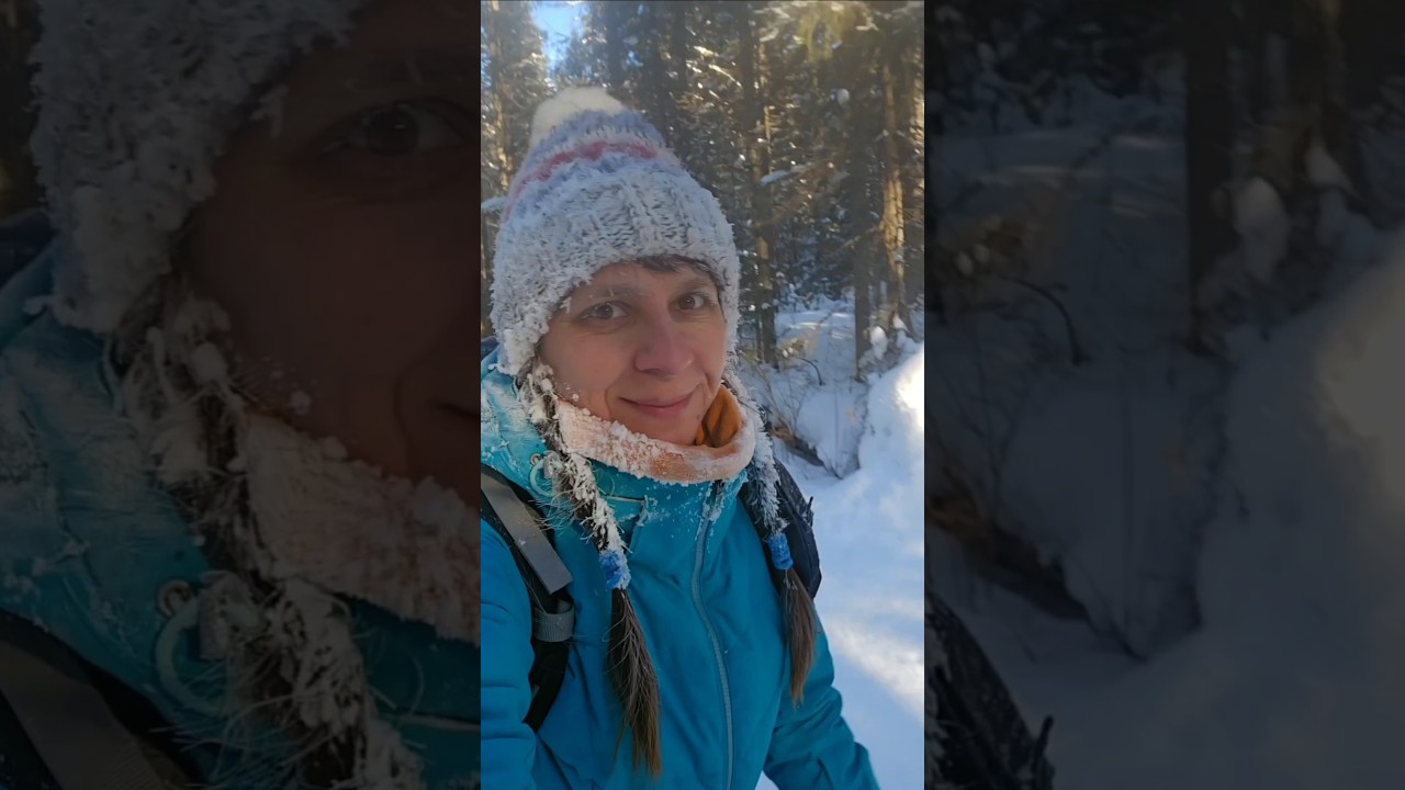 В ИЗБУ В МОРОЗ -36°С! ЧЕРЕЗ ГОРНУЮ ТАЙГУ 68км!  