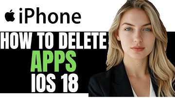 NEW! HOW TO DELETE APPS ON IPHONE ISO 18 - (FULL GUIDE)