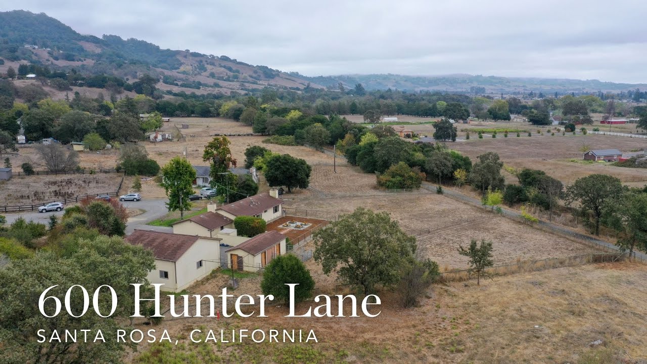 600 Hunter Lane Santa Rosa Home for Sale YouTube