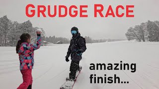 THINGS GET MESSY - SKIER v SNOWBOARDER GRUDGE RACE in Nozawa Onsen | 野沢温泉村 日本 JAPAN | Ep 23 2024