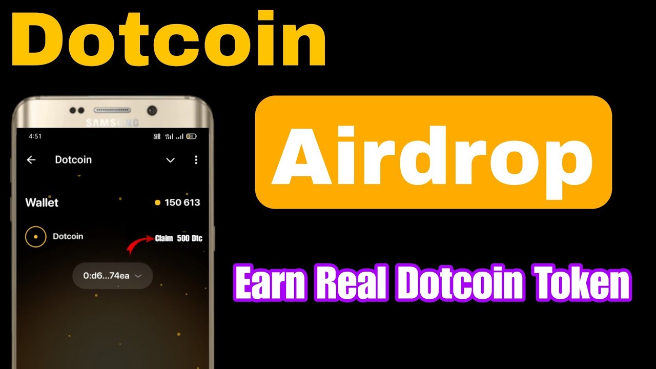 Dotcoin Earn Real Token Now Airdrop Start Your Mining Dotcoin Token Telegram