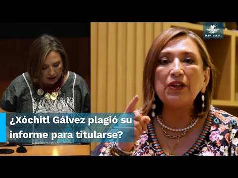 Acusan a Xóchitl Gálvez de plagiar su informe para titularse; ella lo niega