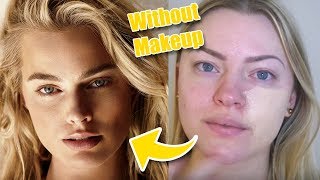 Margot robbie Without Makeup