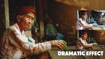 How to Make DRAMATIC Color EFFECT | Photoshop CC Tutorial Human Interest