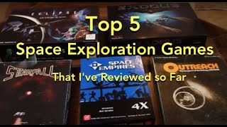 Top 5 Best Space Exploration Board Games I have reviewed so far