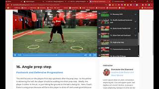 Angle Prep Step Drill