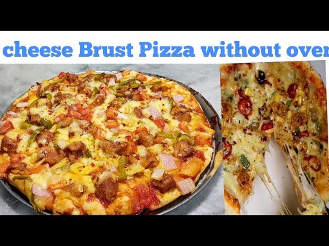 Cheese Brust Pizza without oven - YouTube