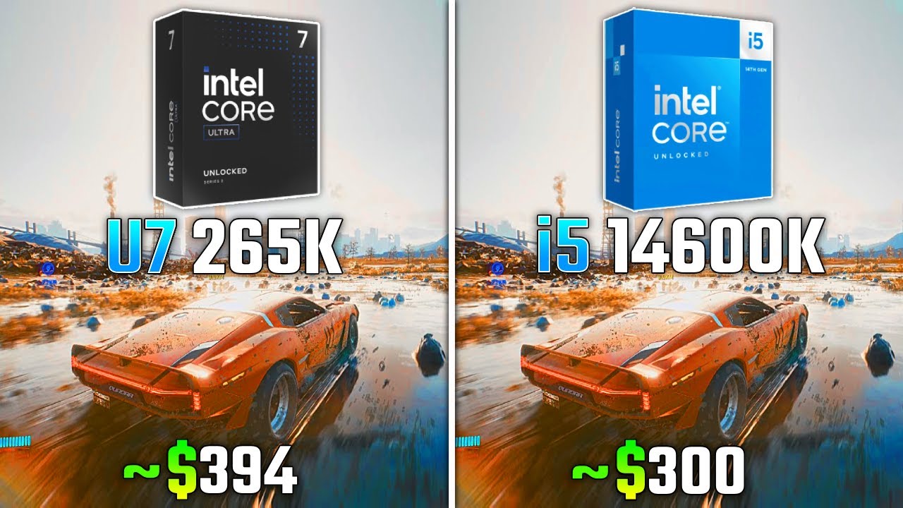INTEL ULTRA 7 265K vs INTEL i5-14600K | Test in 6 Games - YouTube