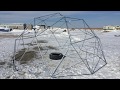 $130 Geodesic Dome 2V Frame Build with conduit struts Part 2 (2020)