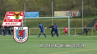 18.Spt. FC Rot-Weiß Wolgast : Penkuner SV Rot-Weiß 6:0 LKII MV