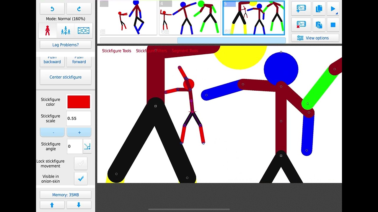 How to change colors stick noodles