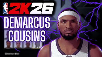 NBA 2K26 DEMARCUS COUSINS Face Creation Guide!