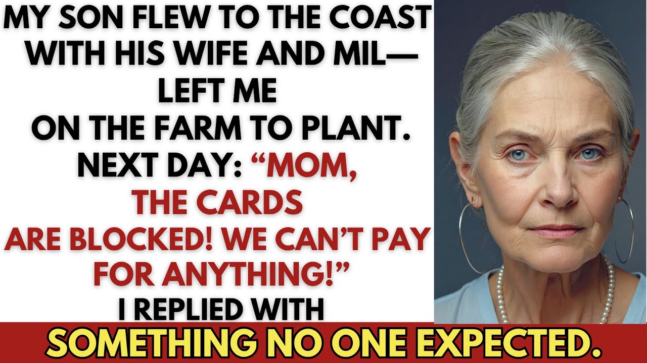 My Son Flew to the Coast with His Wife and MIL—Left Me Alone on the Farm to Plant the Garden