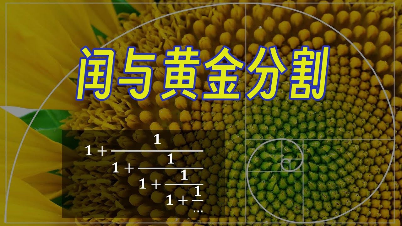 【漫士】闰的哲学：连分数与黄金分割的真正密码