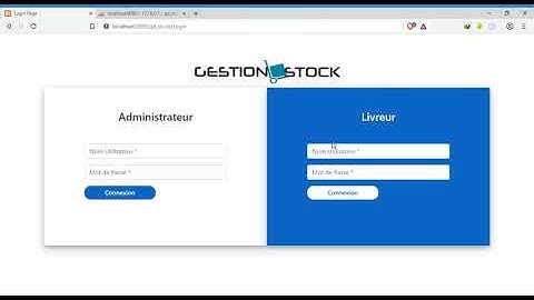 Gestion du stock et livraisons (Codeigniter , Bootstarp , Ajax , J-Quey)