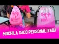 COMO FAZER MOCHILA MOCHILA SACO EM SUBLIMAÇÃO TOTAL