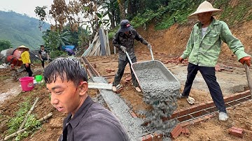 Đổ Giằng Móng Nhà Chị Em Bơ Vơ- Em Thánh Đầu Be Bét … Cói Lalin