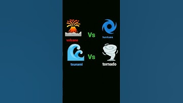 tsunami vs tornado vs volcano hurricane