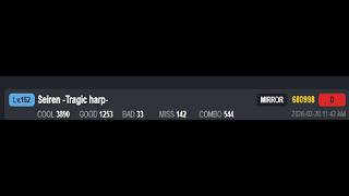 O2Jam Lv.162 - Seiren -Tragic Harp- Hard Cleaaarr?
