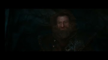 Cüce kral Durin Balrog ile karşılaşıyor . Yüzüklerin Efendisi Güç Yüzükleri.
