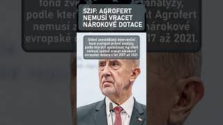 SZIF: Agrofert nemusí vracet nárokové dotace
