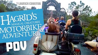 Hagrid's Magical Creatures Motorbike Adventure FULL POV Sidecar View WORLD'S BEST THEMED COASTER HD