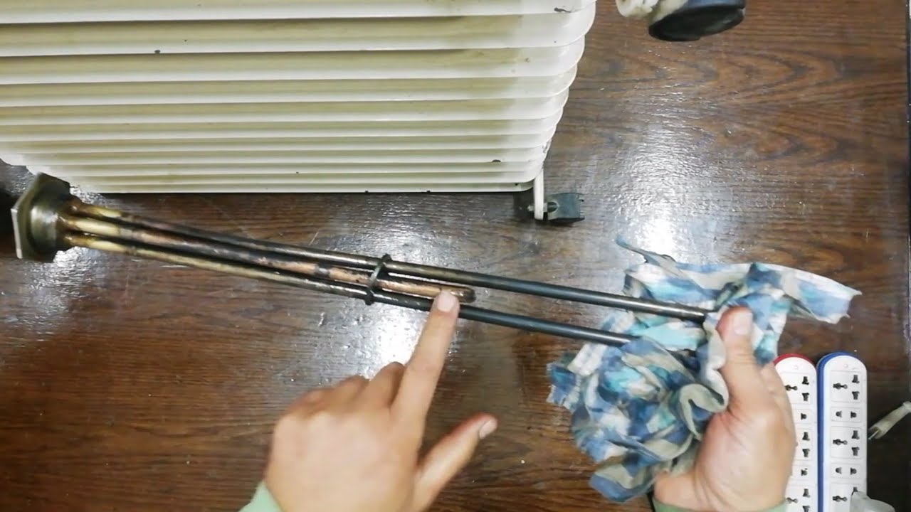 تغيير هيتر دفاية زيت يعمل بنصف قدرة